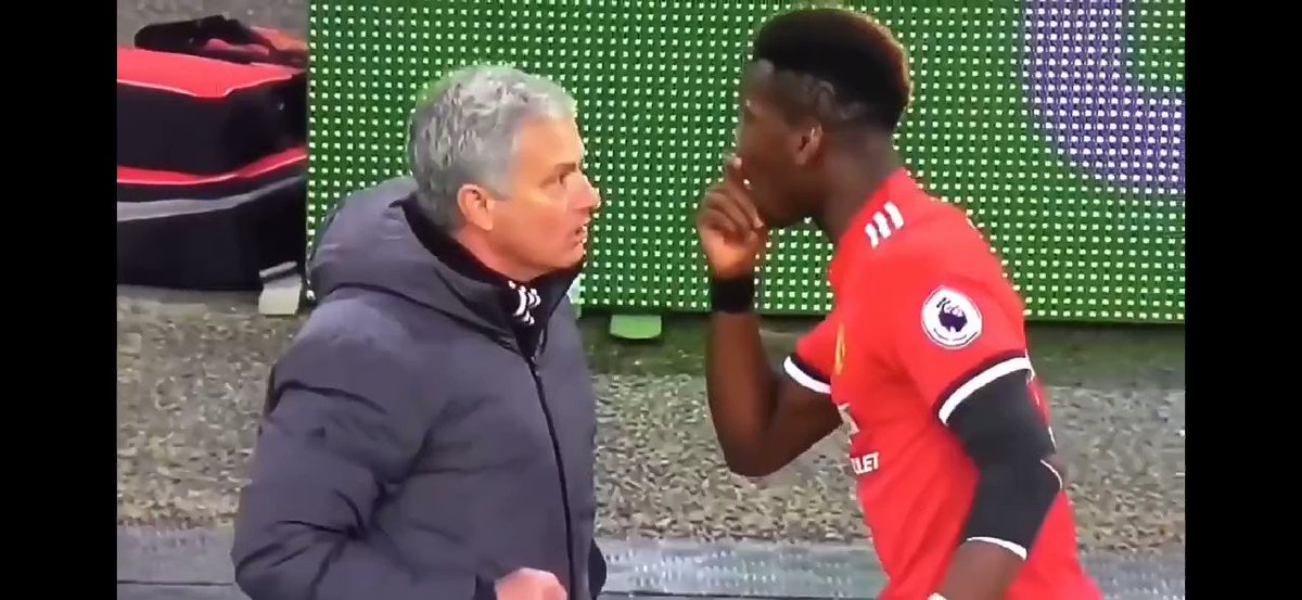 So anyone wondering where did it all began to go wrong between mourinho and Pogba... 
01/02/2018 - Spurs vs Man utd (2-0)
Pogba had spat with mou and was subbed off for Fellaini!!!
#MUFC https://t.co/hDgduivBol