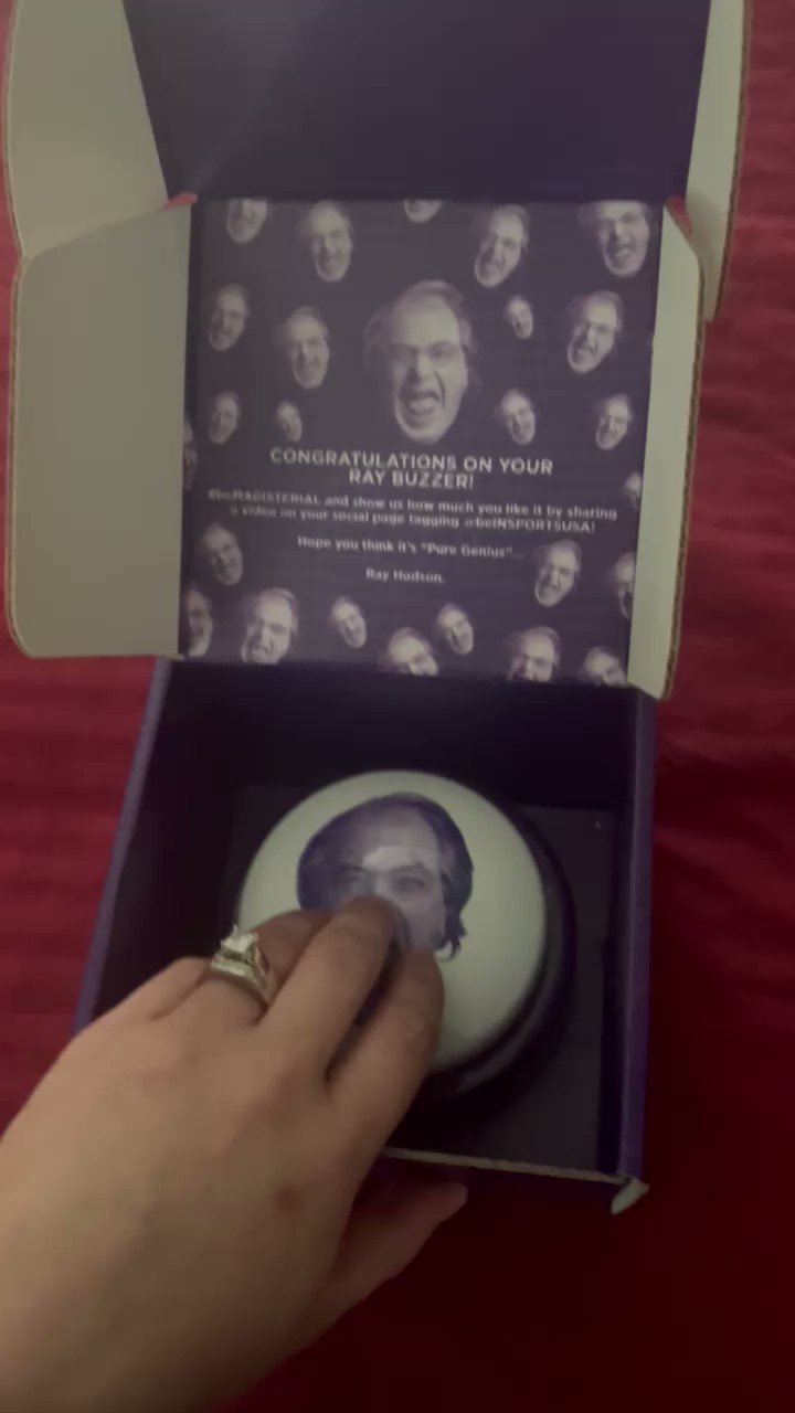 Happy Birthday! I will celebrate by pressing my Ray Hudson button! 