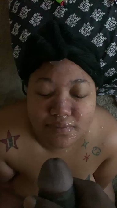 I usually prefer your load inside but if I ask for it on my face, you better cover the whole thing https://t