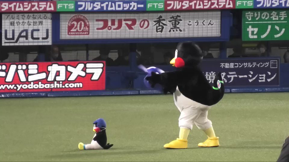 新入荷 流行 ヤクルトスワローズ つば九郎 くるりんぱ成功祈願
