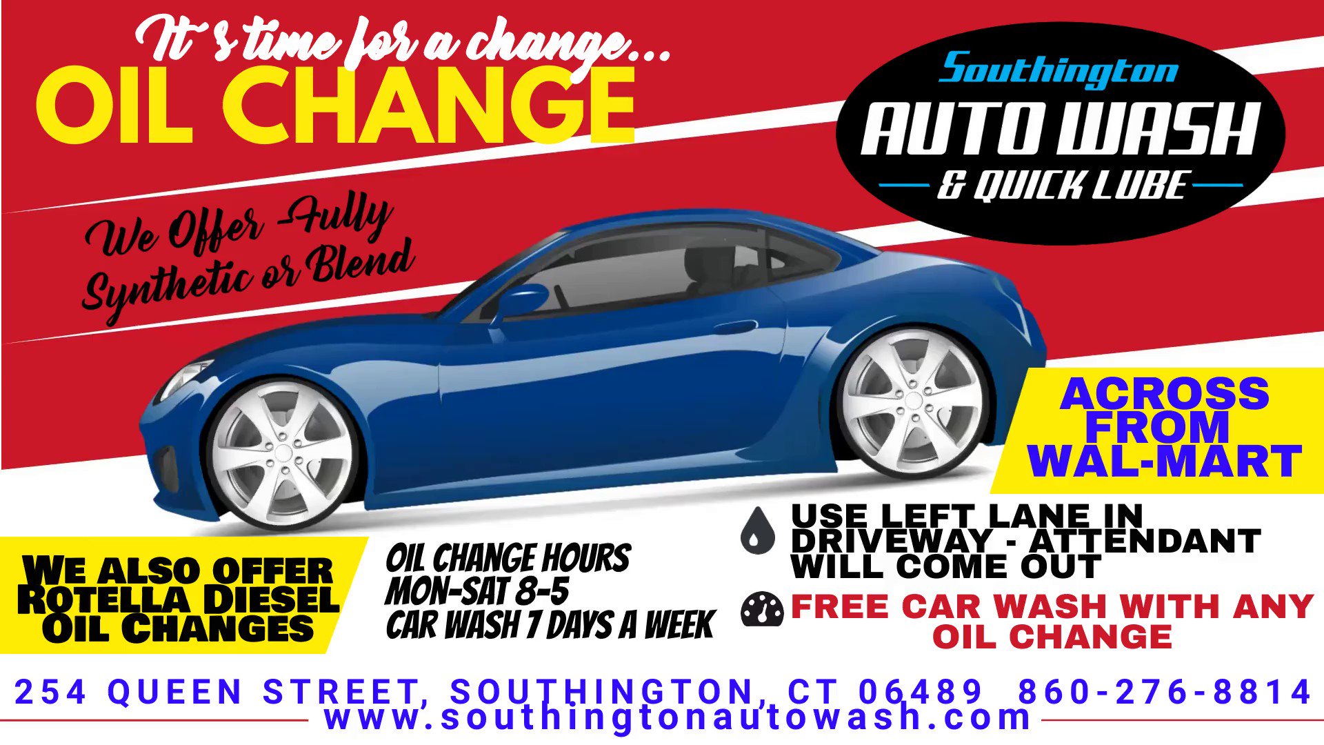 Southington Auto Wash & Quick Lube (SouthingtonWash) / Twitter