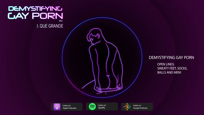 Have you listened to the latest episode of Demystifying Gay Porn yet featuring Eris from @FootFetishPapi
