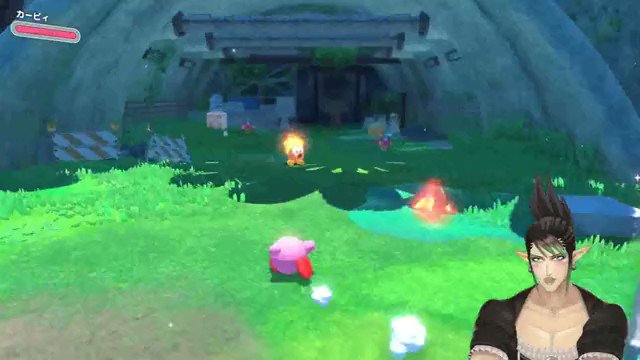 チャイカの新作カービィ実況！ファイアになったカービィがとった行動が面白い！