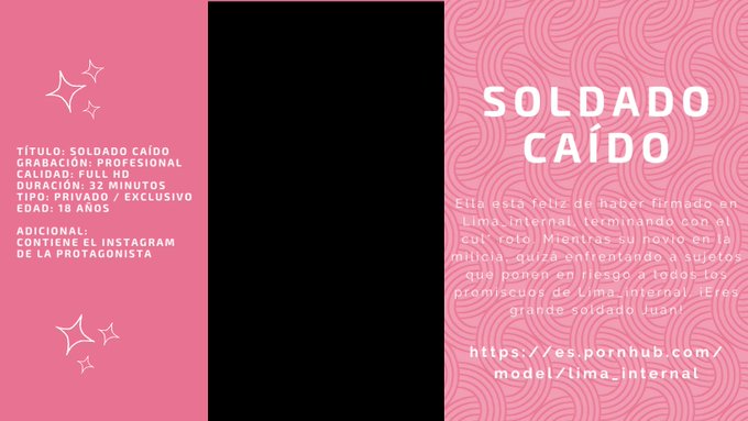 LARGA VIDA A NUESTRO SOLDADO JUAN.  V&Iacute;DEO AHORA DISPONIBLE. ADQUI&Eacute;RALO, CONTACTE V&Iacute;A INSTAGRAM   https://t