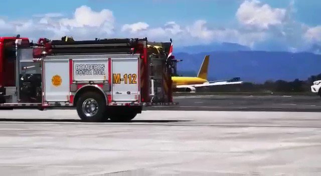 Rica crash dhl plane cargo costa DHL Flight