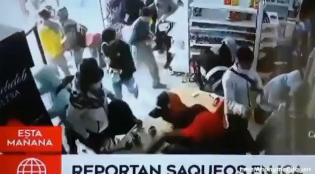 RT @WallStreetSilv: Peru is facing a financial meltdown, now grocery stores are being looted ...

Sound https://t.co/ZRWKlcA677