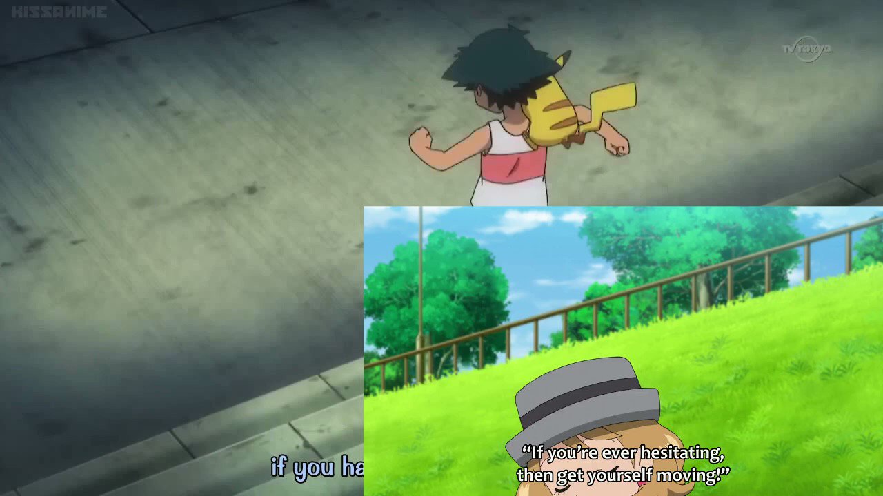 サトセレ on X: lol Serena is already holding a Hoenn Pokedex from the first  episode of XY&Z coincidence? #anipoke  / X