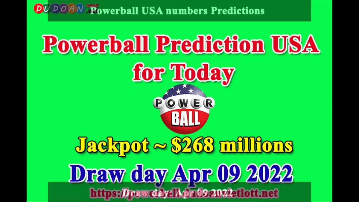 How to get Powerball USA numbers predictions on Saturday 09-04-2022? Jackpot ~ $268 millions -> https://t.co/f2hEozkF9L https://t.co/ueMS0D49Xy