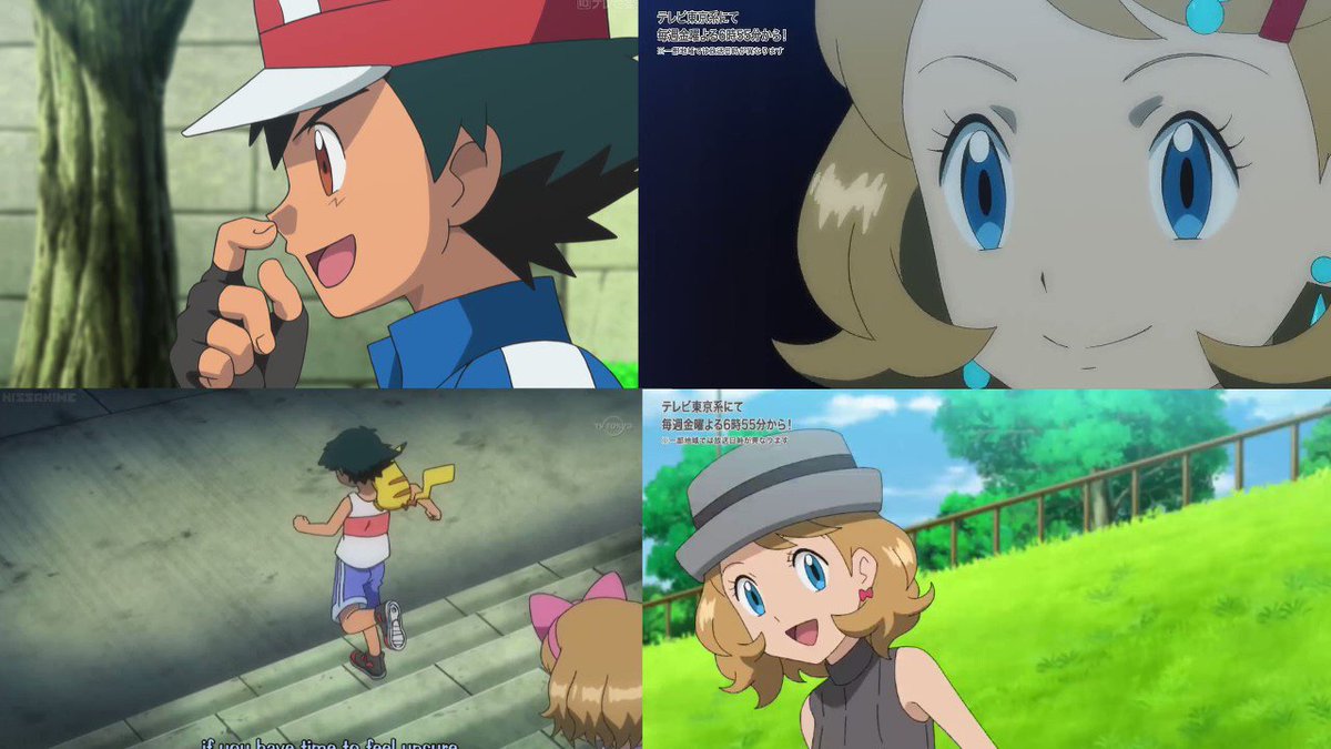 サトセレ on X: lol Serena is already holding a Hoenn Pokedex from the first  episode of XY&Z coincidence? #anipoke  / X