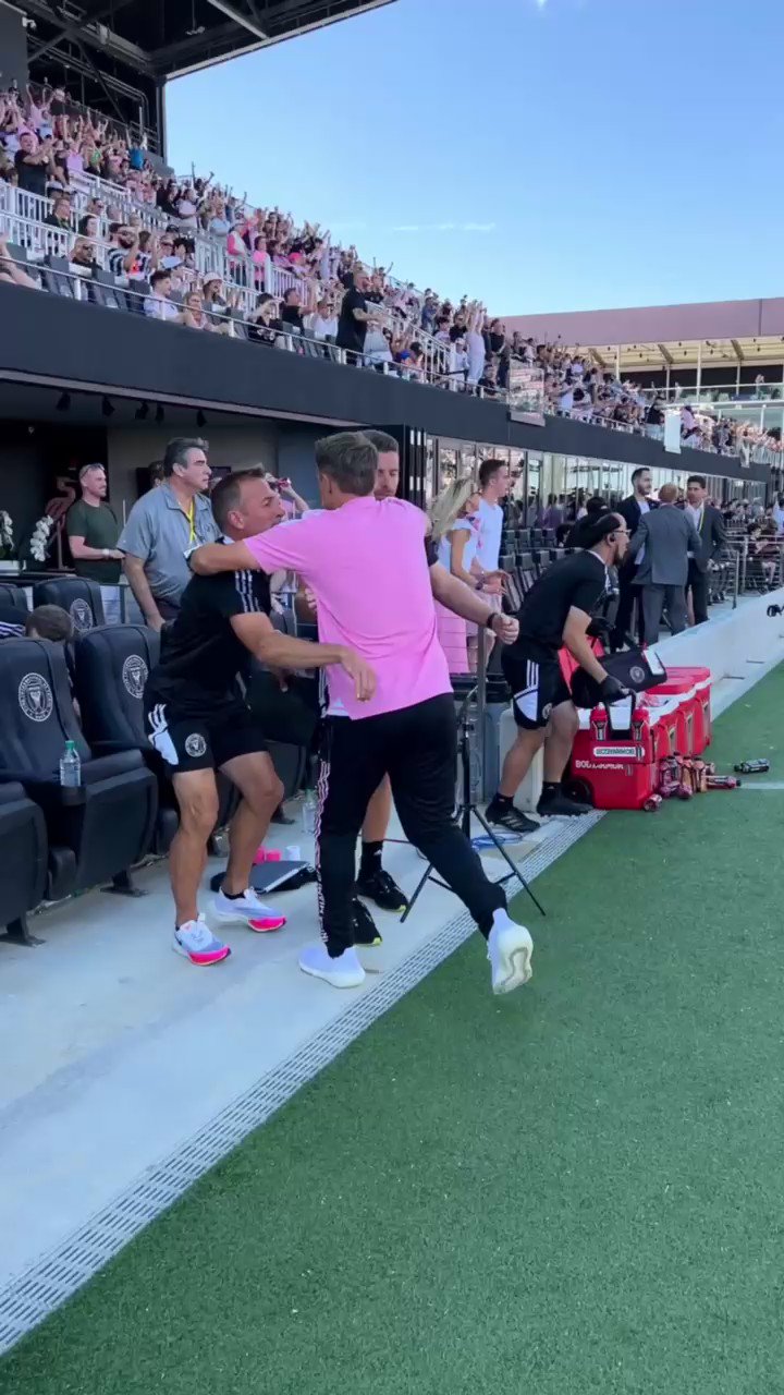 Inter Miami CF on Twitter: "Together 💗🖤 https://t.co/1nlTGF0rOm" / Twitter