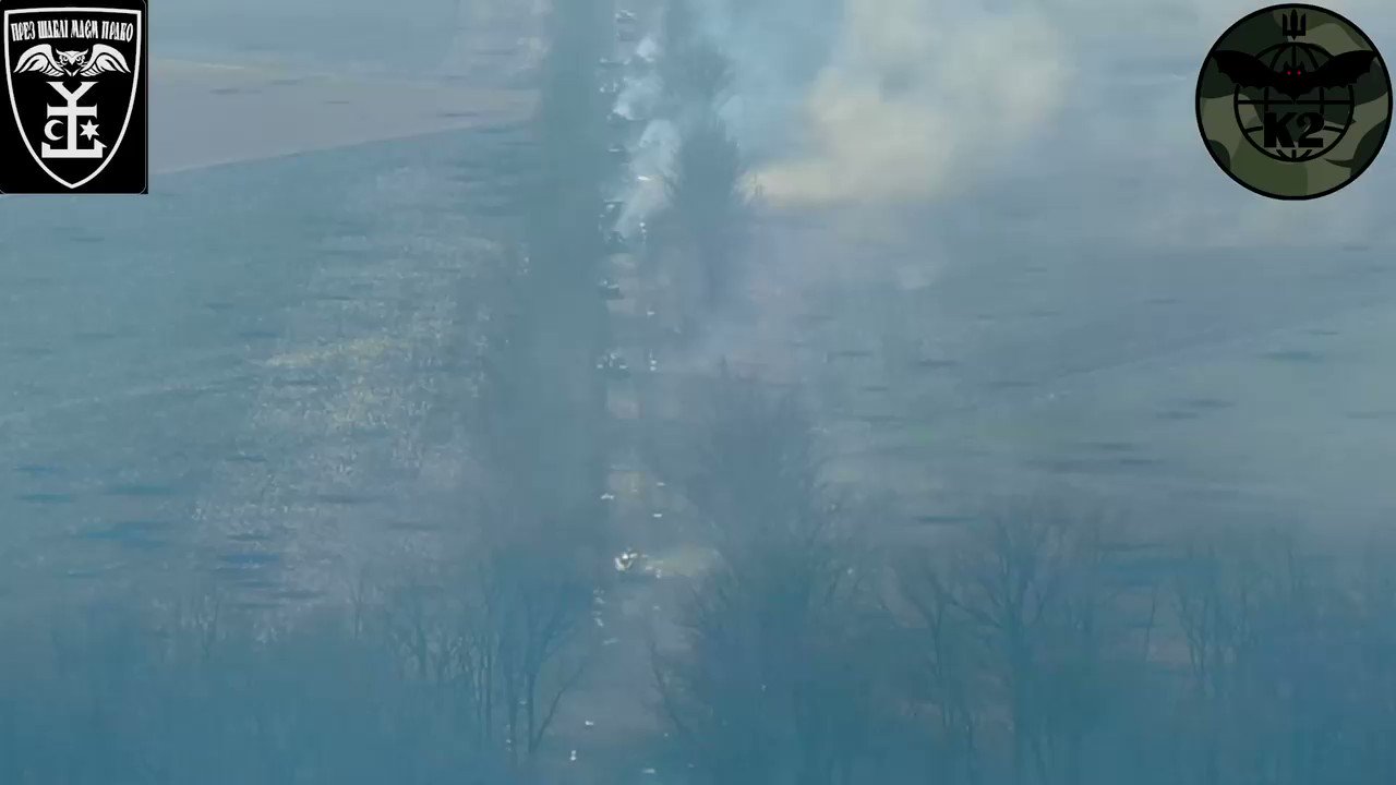 [分享] 烏軍砲擊/多管火箭洗地俄軍裝甲縱隊