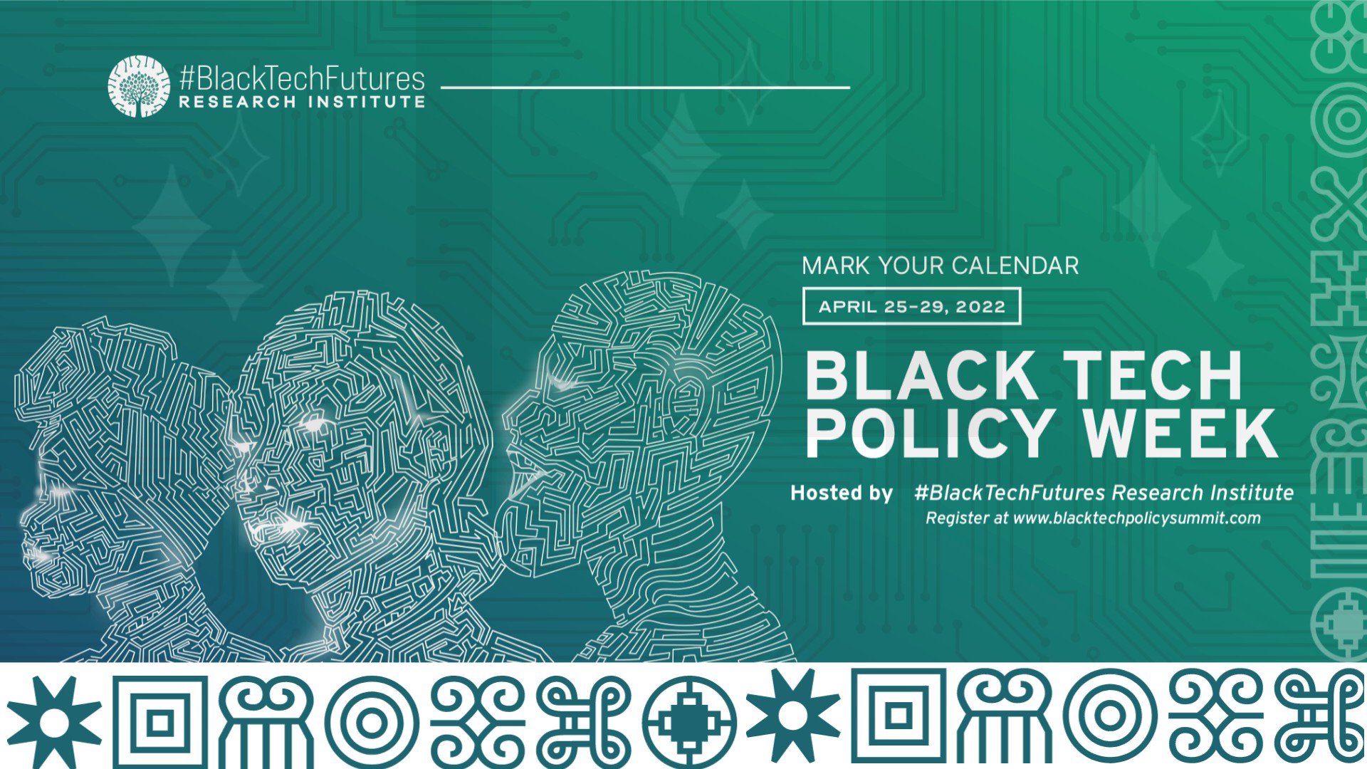Tech Policy Press on Twitter "Black Tech Policy Week is a free virtual gathering placing Black
