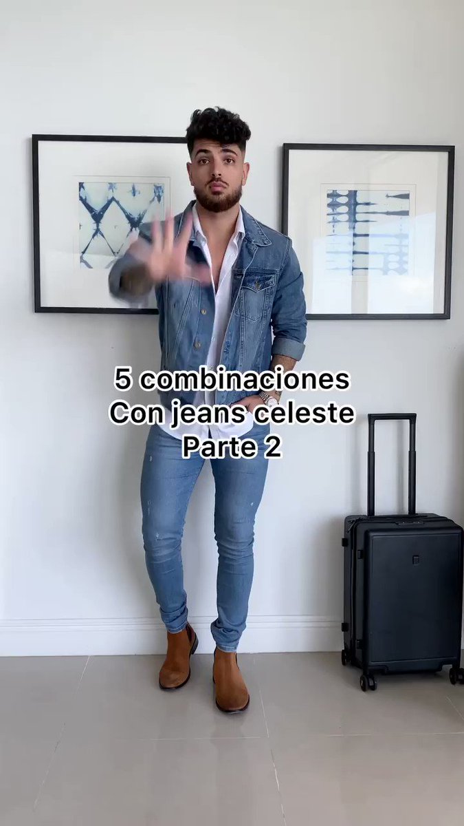 Moda on Twitter: "Combinaciones de #pantalones de color azul celeste. ¿Qué opinas? 🕶 #BlogModaHombre https://t.co/zA2OW1Vkop" / Twitter