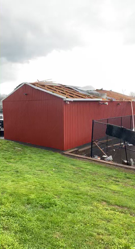 Bergenfield FD on Twitter "Storm damage this evening down at the