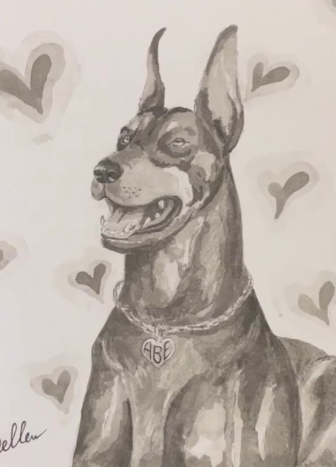 ドーベルマンのtwitterイラスト検索結果