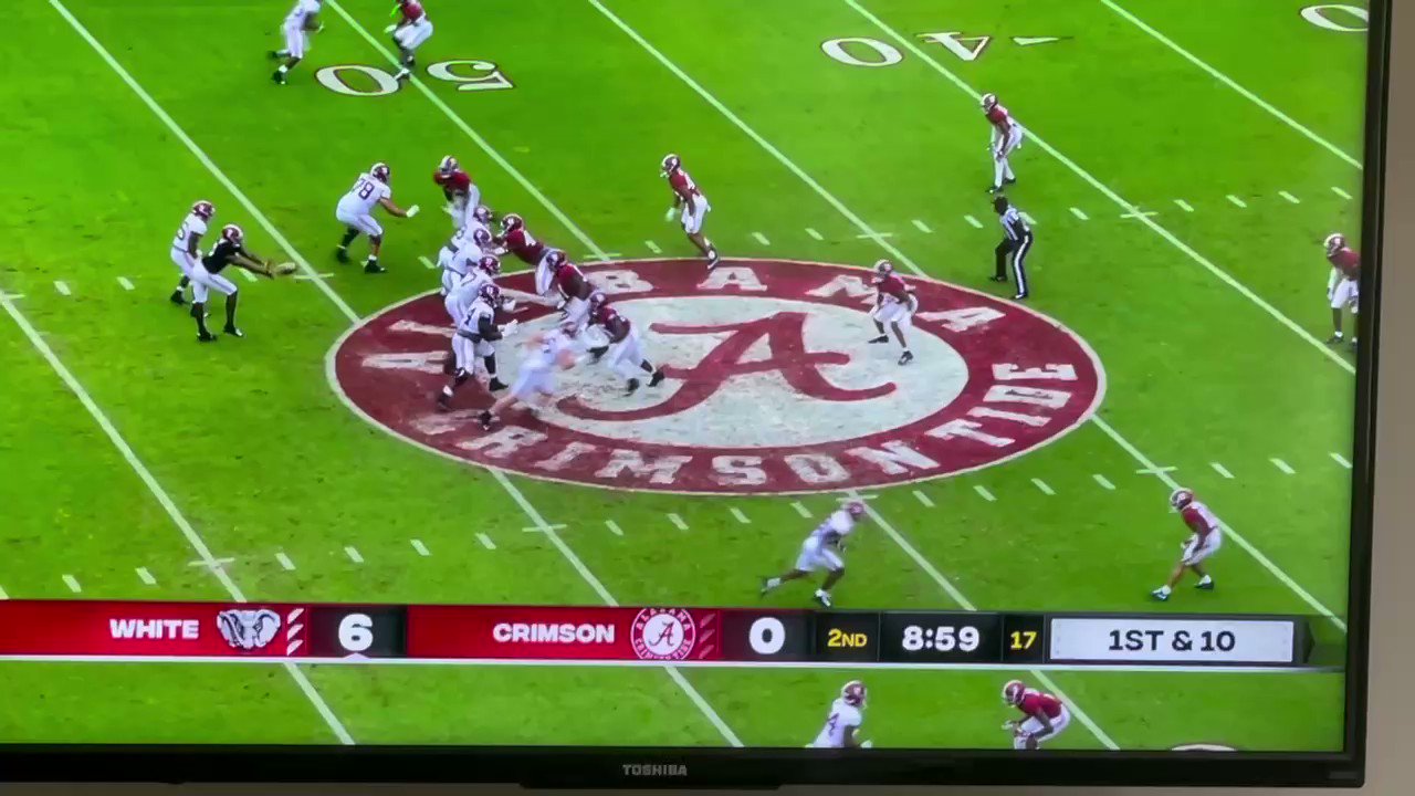 Barstool Bama on Twitter "Jalen Milroe absolutely balled out today