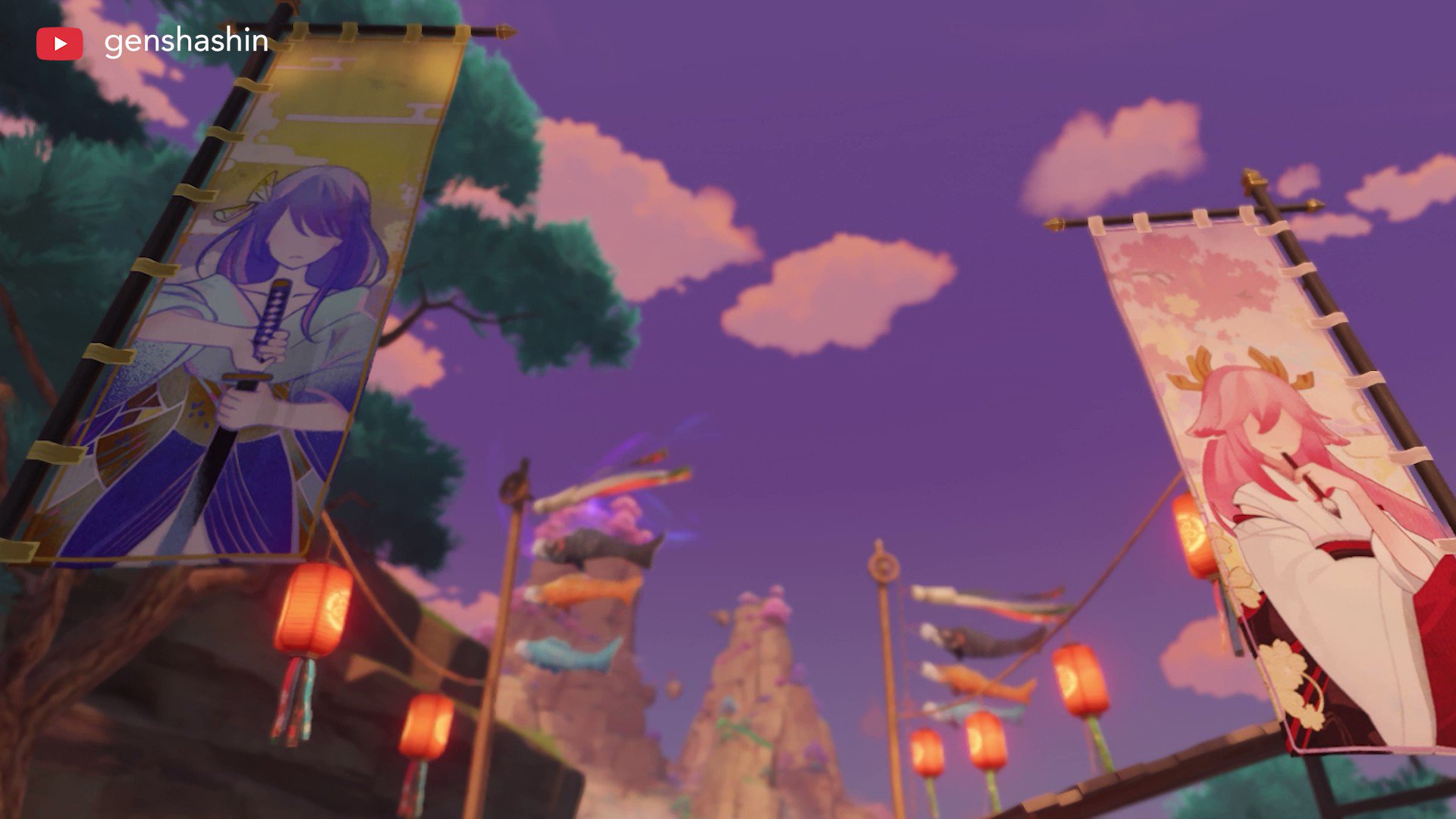 genshashin-on-twitter-if-irodori-festival-had-an-ending-cutscene