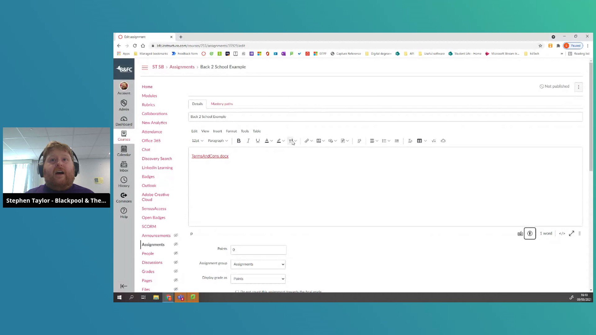 Canvas by Instructure on Twitter " Points Assignment Group