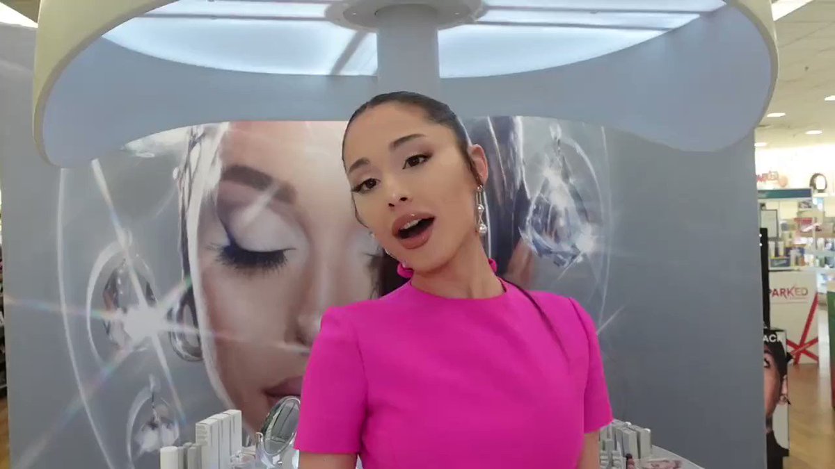 RT @yoursturlyAri: New video of Ariana Grande announcing the launch of rem beauty at Ulta Beauty. https://t.co/EjLbp3hnbk