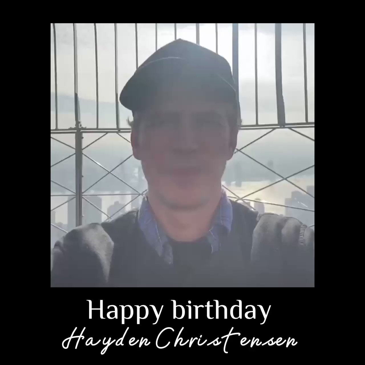 HAPPY BIRTHDAY HAYDEN CHRISTENSEN. I HEARD YOU RE TURNING 41 CONGRATULATIONS:D  
