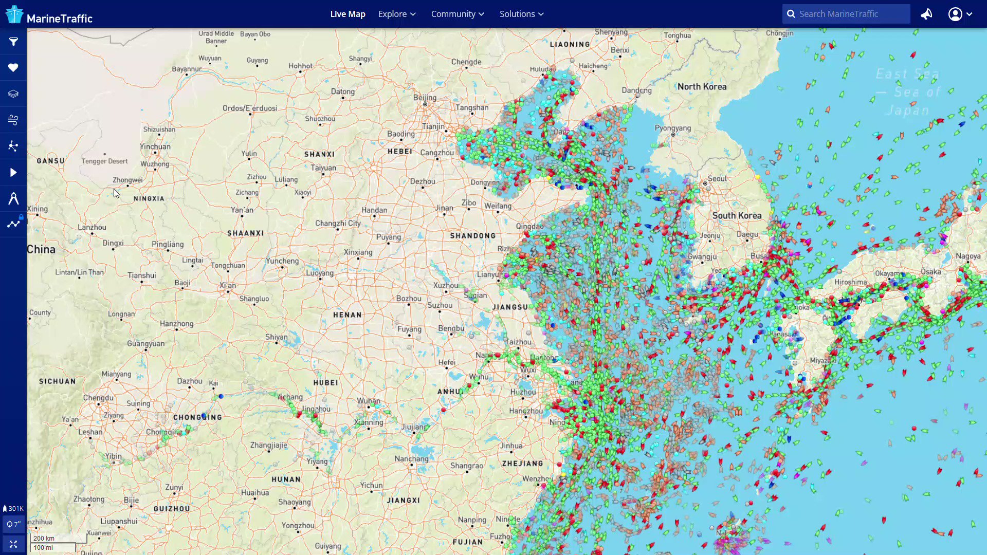 MarineTraffic on Twitter: "We're glad so many people are using our Live