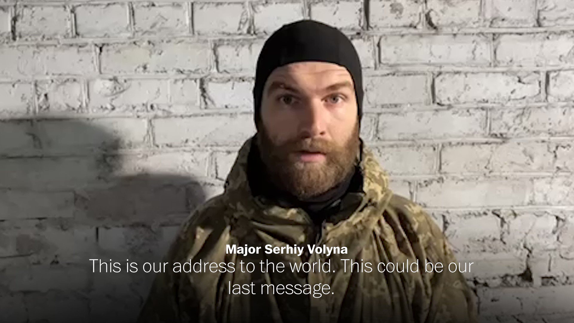 The Washington Post on Twitter: "Volyna, who has fought in Mariupol since  the start of the Russian invasion, gave a rare glimpse into the lives of  the soldiers and hundreds of civilians,