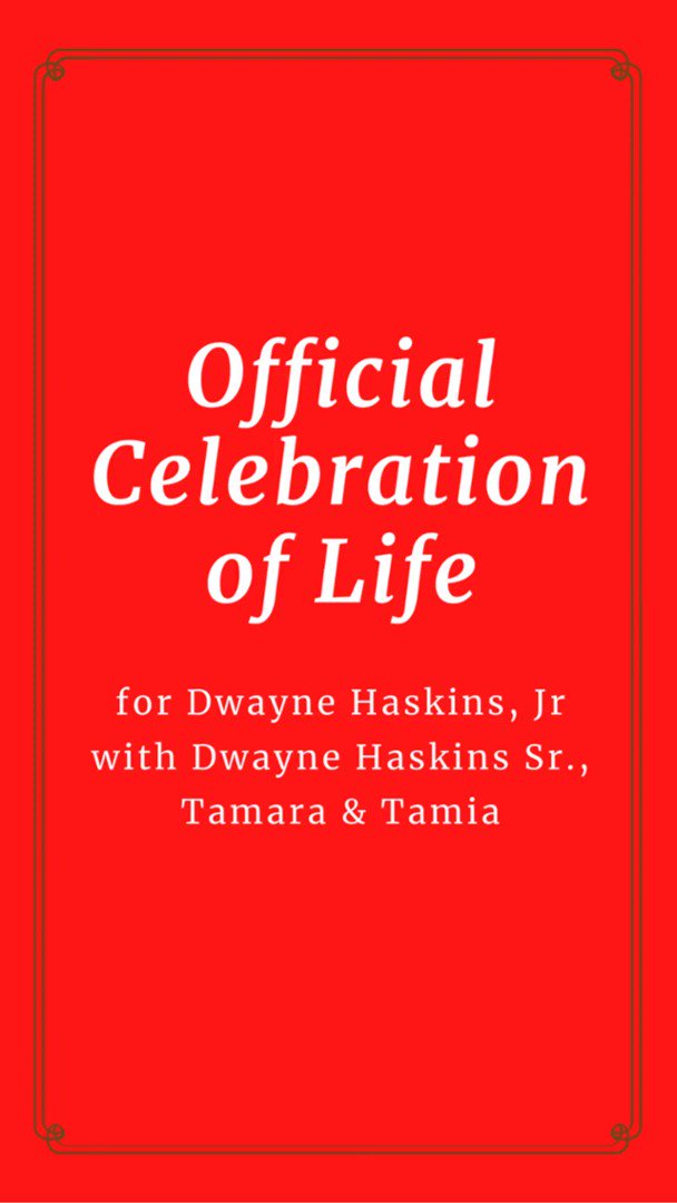 Darren M. Haynes on Twitter "The family of Dwayne Haskins Jr. wanted