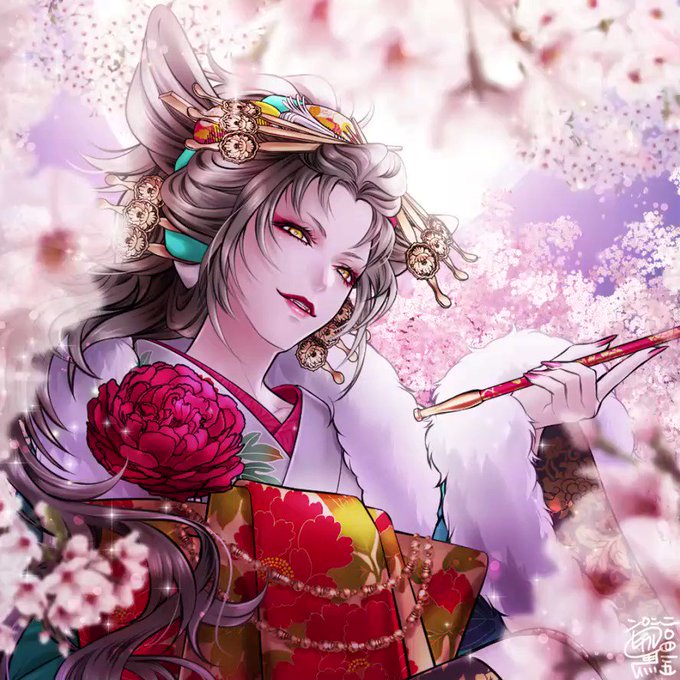 花魁のtwitterイラスト検索結果