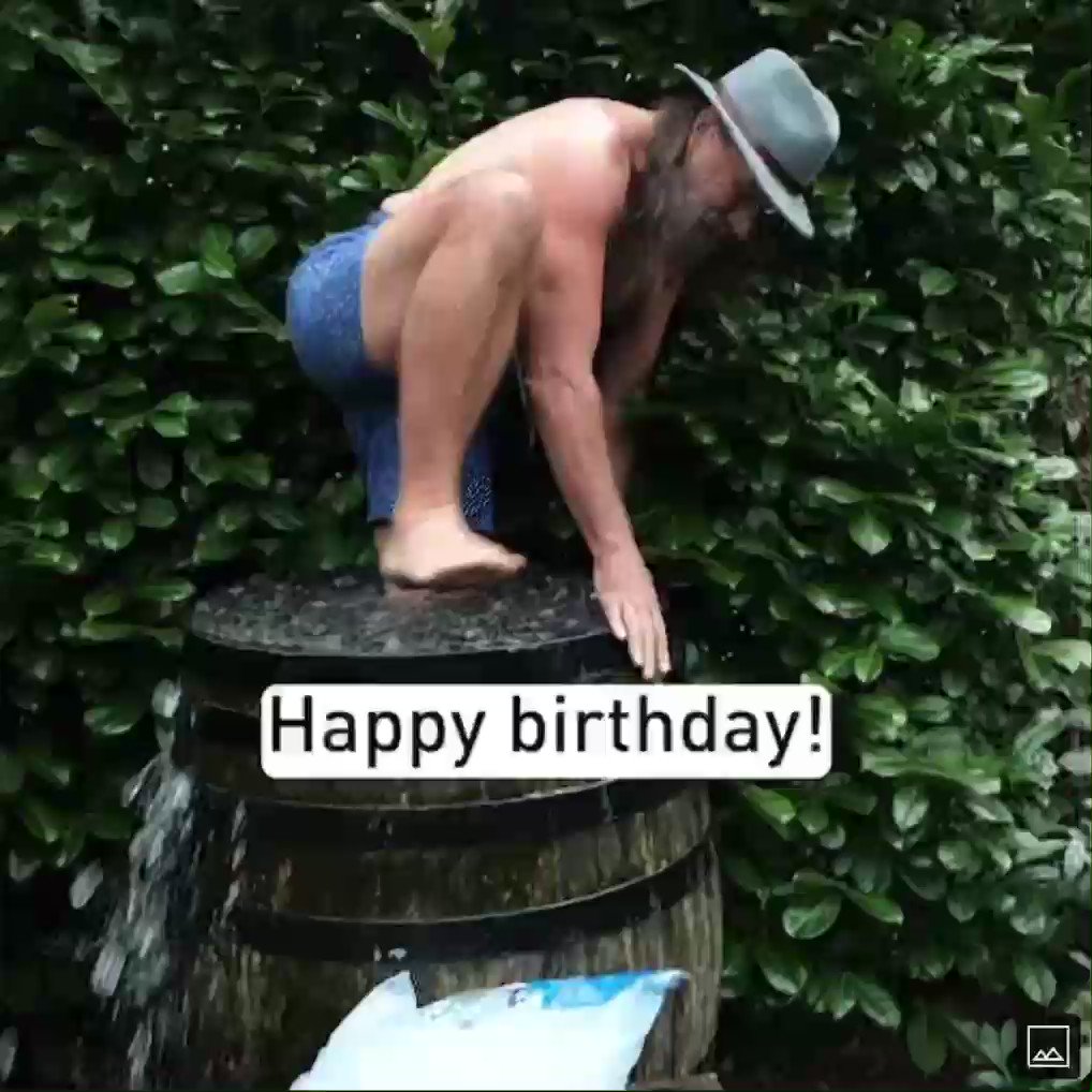 Wim Hof is an Aries/Taurus cusp. And this gif confirms it!  Happy Birthday Wim Hof 