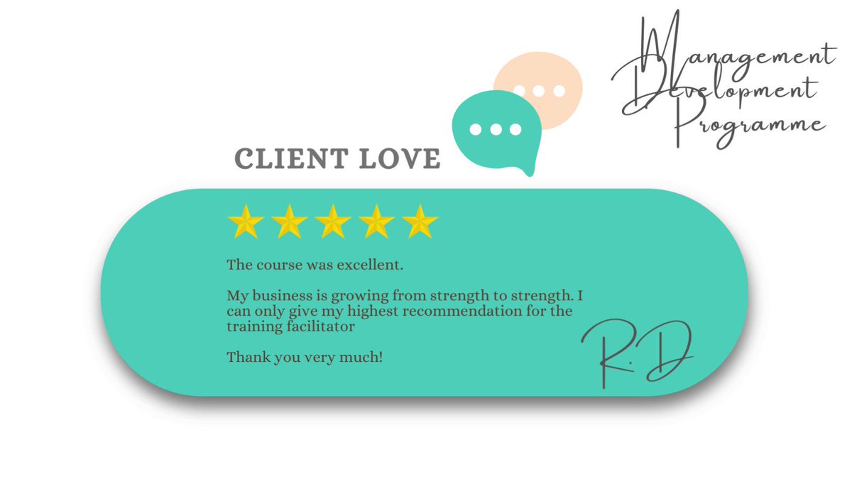 We love receiving positive feedback from our clients. Our core goal in Optimum is to provide clients with the essential tools required to achieve their personal&business potential in a unique , stimulating&enjoyable environment. # testimonialthursday #SuccessisaChoice #training https://t.co/dgTyBJqRg8