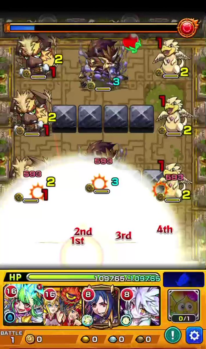 モンスト わくわく 忙しい人必見 ２０２２年版 神殿高速周回の為に知っておきたい 光時の間 弐 最短２手クリア について検証してみる Coltのサブログ