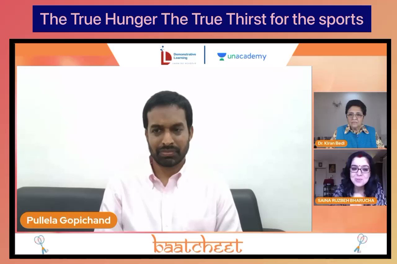 Kiran Bedi on Twitter "3) The #baatcheet withpullelagopic Kiran Bedi on Twitter "3) The #baatcheet withpullelagopic