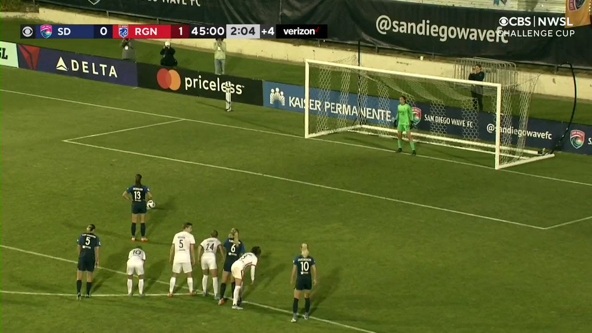 .@alexmorgan13 is 💰 from the penalty spot.

@sandiegowavefc | #WaveFC