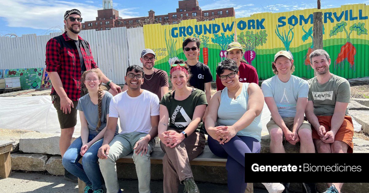 We had a blast with our friends at Generate: BioMedicines! Do you want to volunteer with us? Get in touch and help us make a cleaner, greener, more equitable Somerville! 
