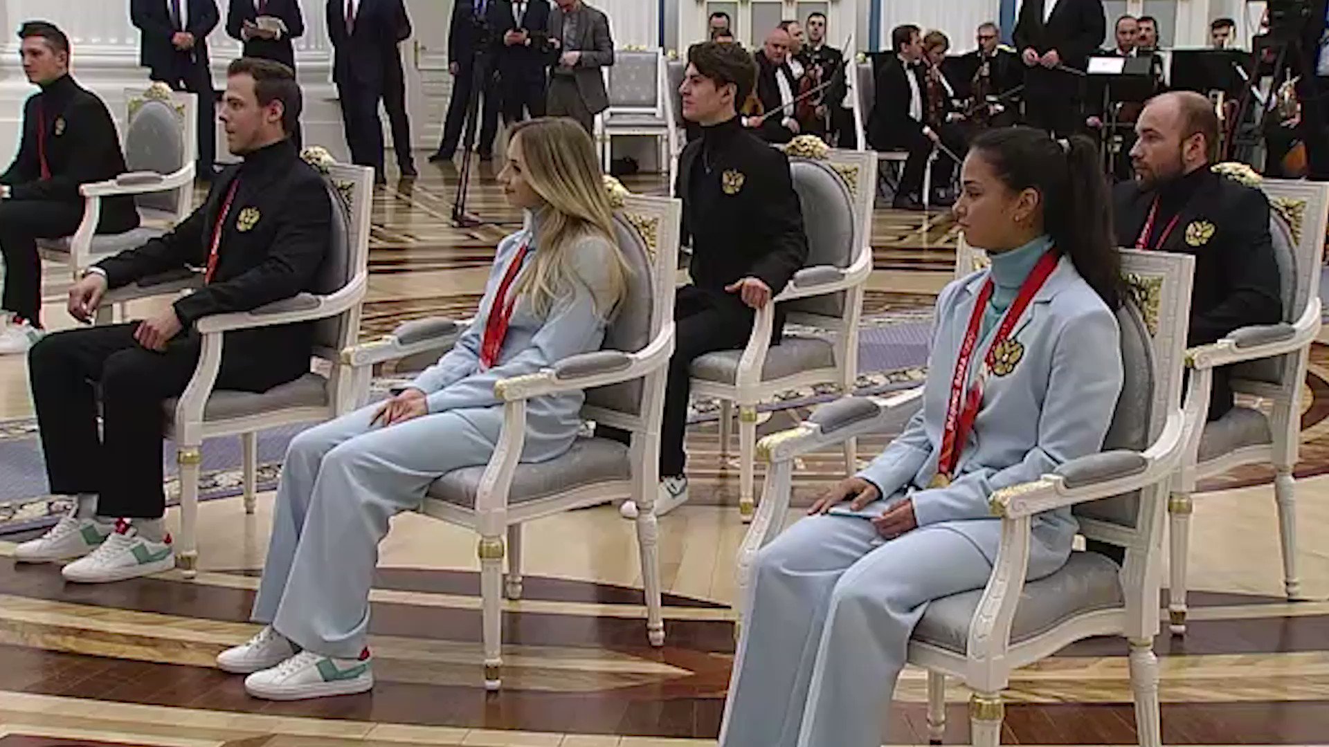 Встреча олимпийцев в Кремле 2022
