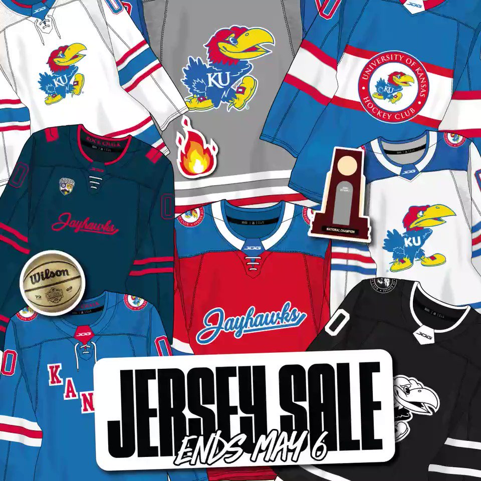 Ku hockey jersey sales
