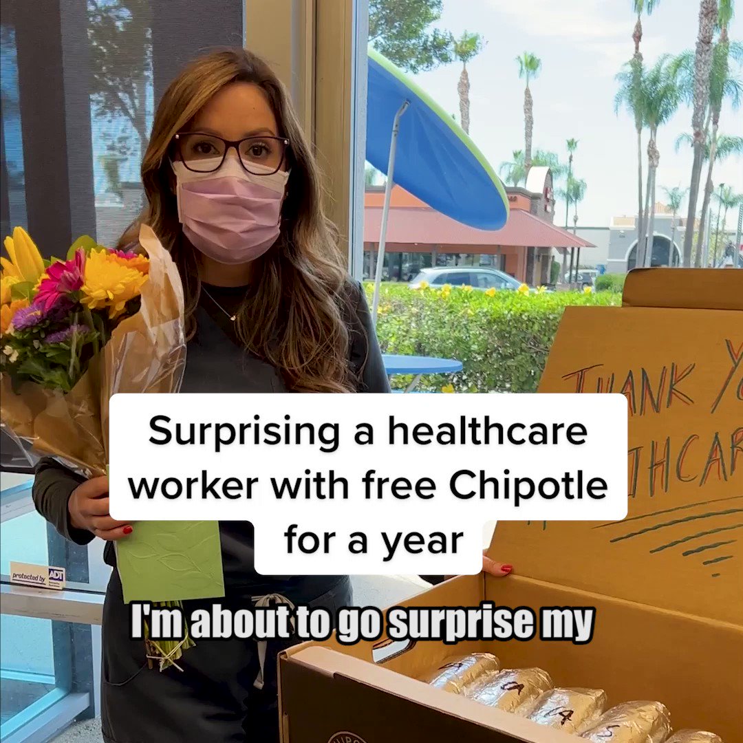 Chipotle on Twitter "We're giving 2,000 healthcare workers 🌯 FREE