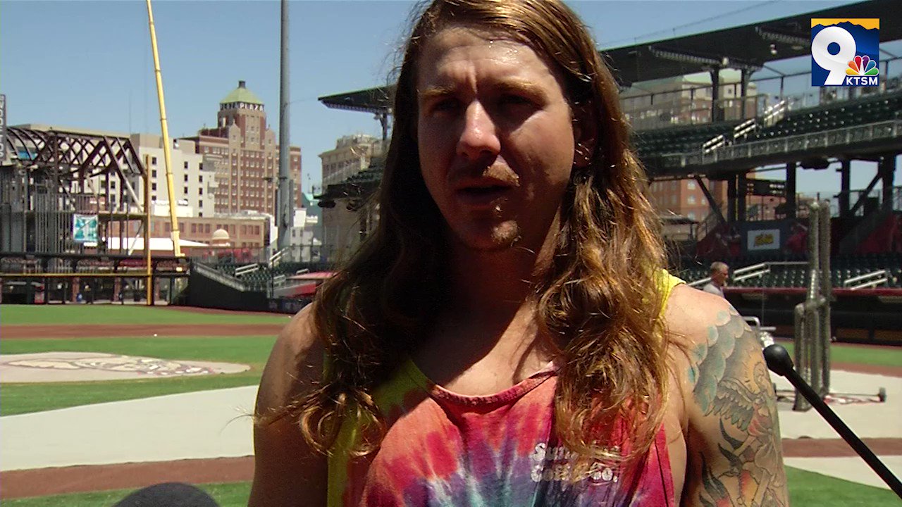 Colin Deaver on X: Padres' pitcher Mike Clevinger was rockin' a tie-dye  shirt this afternoon, and says he feels ready for a return to MLB for the  first time since 2020. He's