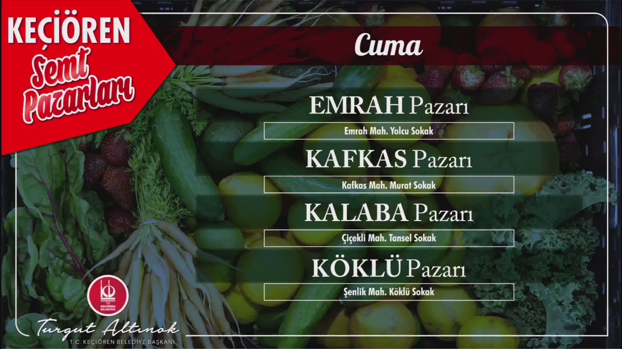 KEÇİÖREN BELEDİYESİ (keciorenbeltr) / Twitter