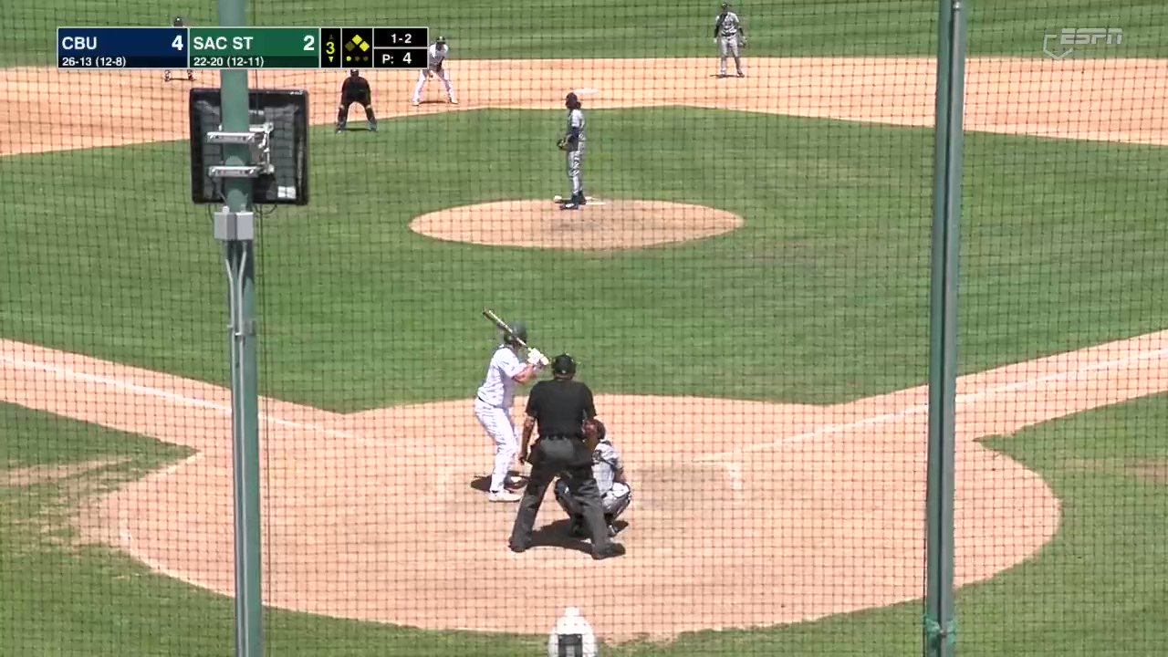 Sac State Baseball on Twitter "Steven Moretto... TIE GAME! StingersUp
