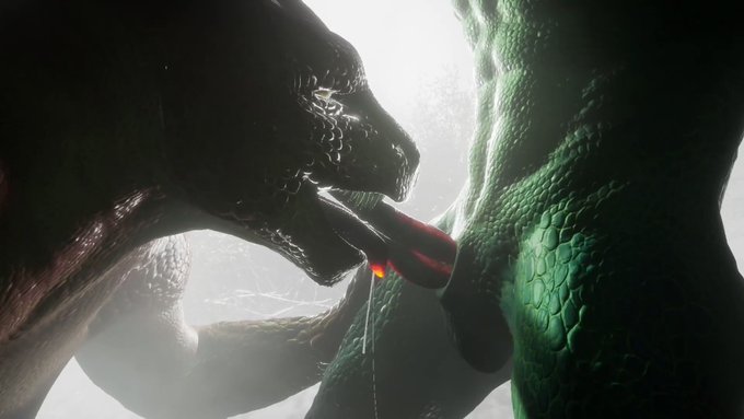 Scaly lovers this one's for you!
This is what it's like to make love in front of a Dark Souls Boss gate