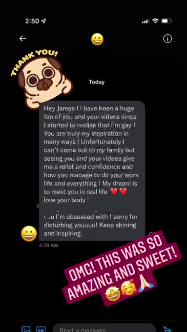 This has to be by far on of the most amazing messages I’ve ever gotten. Thank you so much for your kind