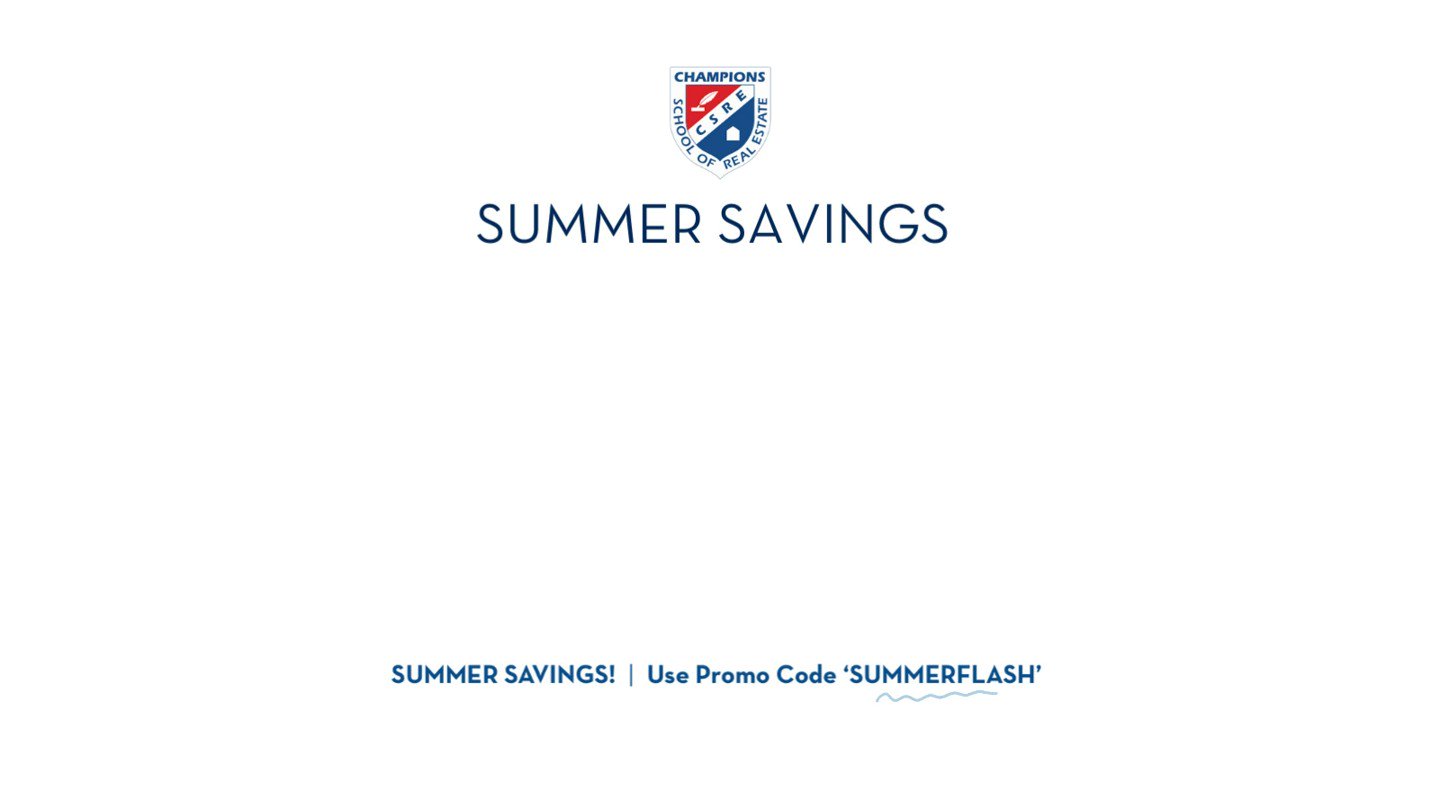 Champions School of Real Estate® on Twitter "Champions School of Real