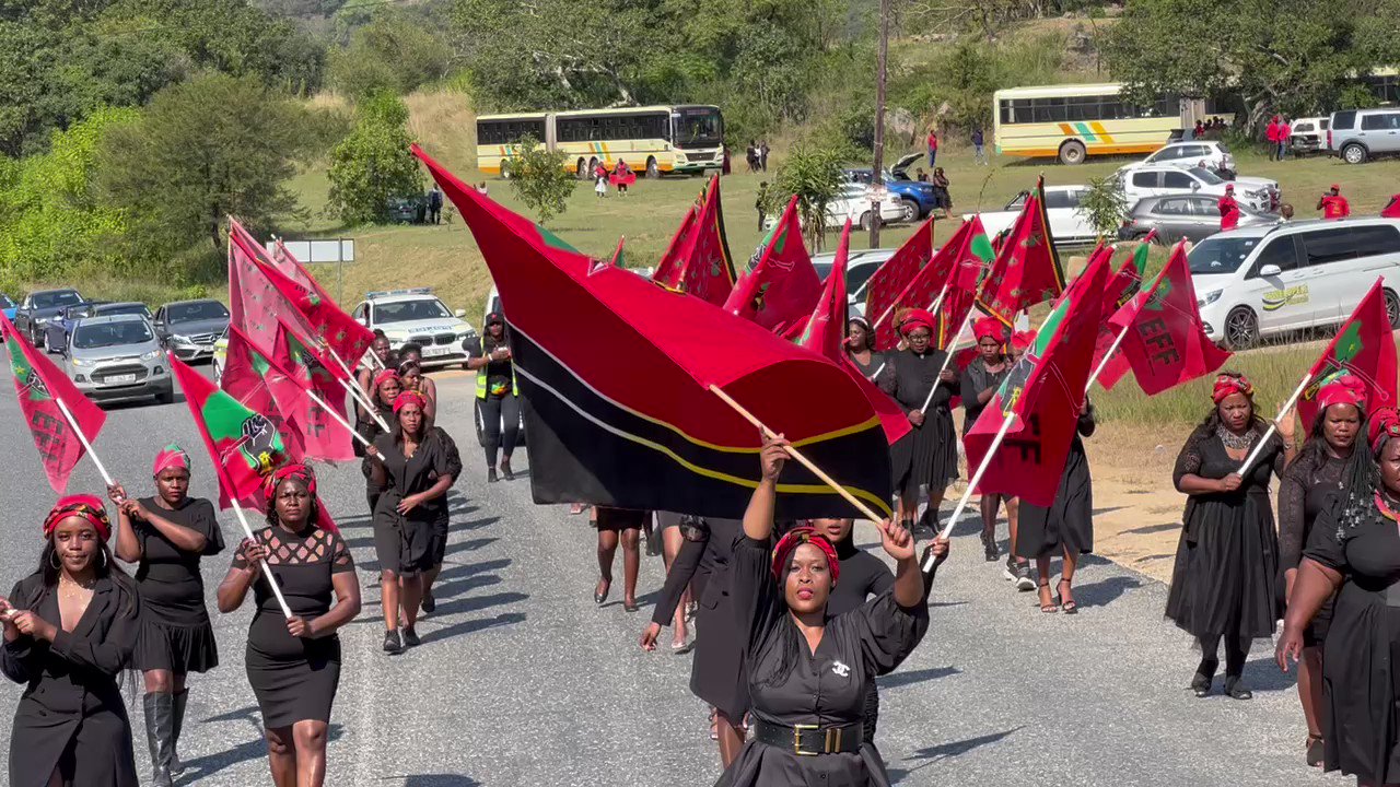 Economic Freedom Fighters on Twitter "Funeral procession taking