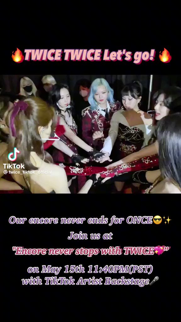 twice_trans 💟 on Twitter "🎥 Encore Never Stops with TWICE 💖 TikTok