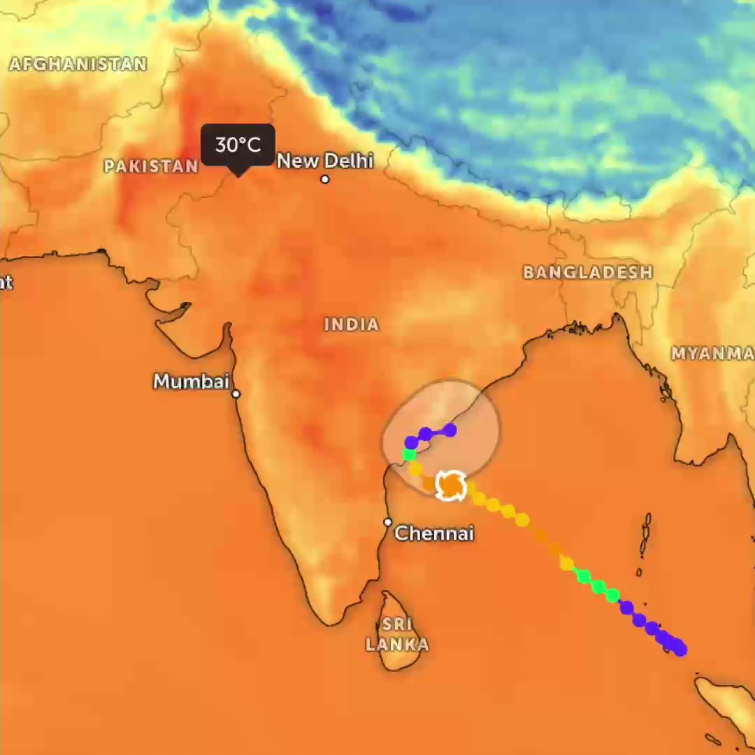 Zoom Earth on Twitter "India is dealing with severe heat and a severe cyclone today 🌡🌀🇮🇳