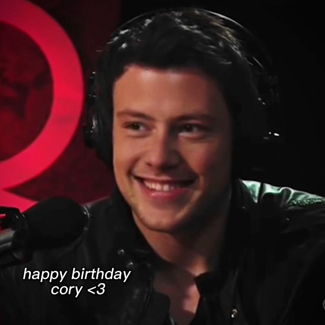 Happy heavenly birthday cory monteith <3 