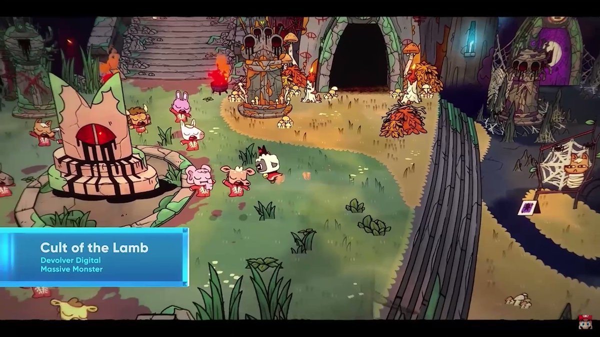 Devolver Digital on X: Behold 'Cult of the Lamb' from @MassiveMonsters!  Repay your debt battling through mysterious regions, spreading the word of  your dark lord, and building your flock into an adorably