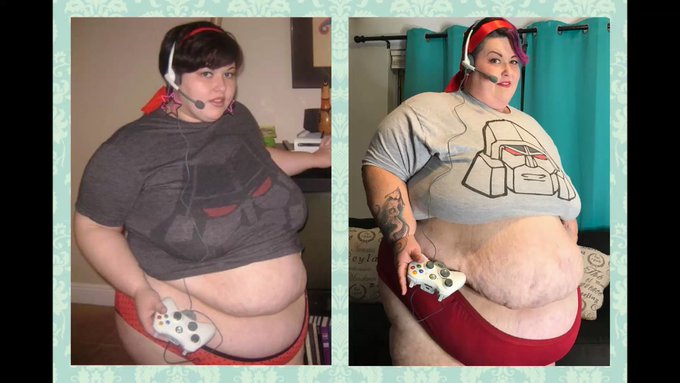 #SSBBW 325 vs 650 lb Comparison- 15 yrs ago the "fat gamer girl" meme of me went viral. I was 325 lbs: