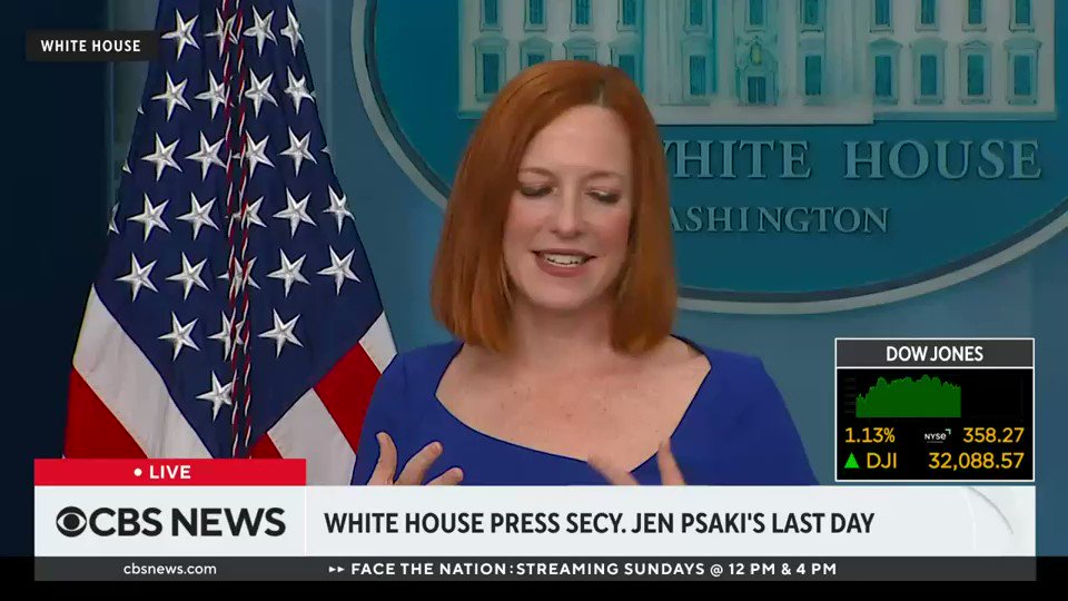 Thank you, @jrpsaki, for restoring dignity, respect, professionalism, competency, and, most importantly, truth to the White House briefing room. You were exactly the right person at exactly the right time. 
